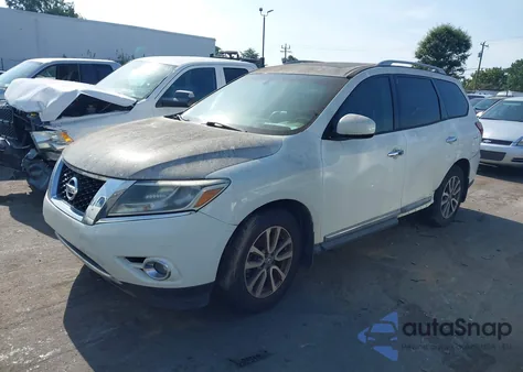 2013 Nissan Pathfinder Sl z USA, uszkodzony, nr VIN 5N1AR2MM7DC623604